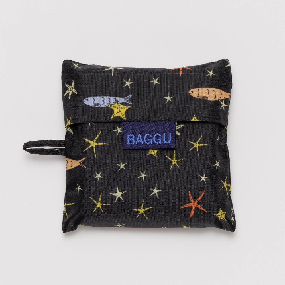 NWT BAGGU Standard Printed Reusable Tote Star Fish - Picture 3 of 3